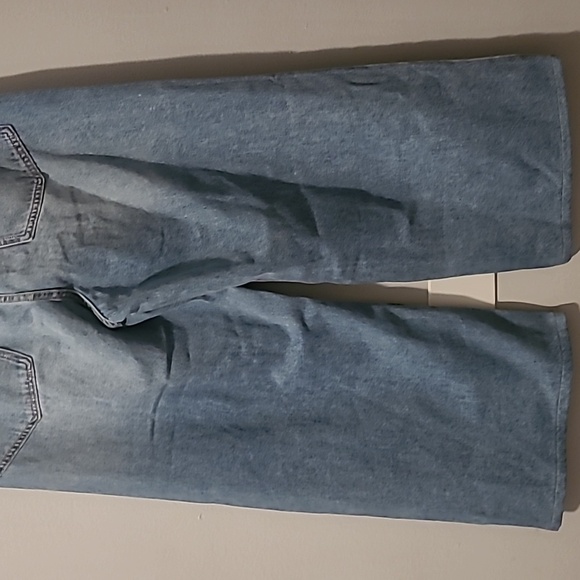 H&M Divided Baggy Loose Fit Mid Waist Wide Leg Jeans Wm 10 Cotton Casual Trendy - Picture 8 of 14